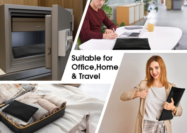 Fireproof bag suitable for office, home and travel