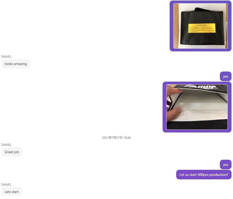Good feedback from customers-1